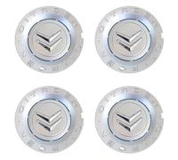 GPKFOLQM 4 Piezas Tapacubos Centrales Llantas, para Citroen C5 X 2021 2022 2023 157mm Prueba Polvo AntióXido Tapas Centrales Llantas Cubiertas de Tuercas de llanta