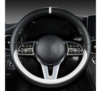 GPKFOLQM Funda Volante Coche, para Audi A3 8P 8L 8V S3 RS3 Q3 S Linie 2014-2023 Protectora Volante Antideslizante Transpirable Funda Volante Accesorios De Estilo De Coche,C-O