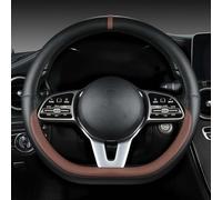 GPKFOLQM Funda Volante Coche, para Audi A3 8P 8L 8V S3 RS3 Q3 S Linie 2014-2023 Protectora Volante Antideslizante Transpirable Funda Volante Accesorios De Estilo De Coche,I-D