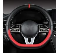 GPKFOLQM Funda Volante Coche, para Audi A3 8P 8L 8V S3 RS3 Q3 S Linie 2014-2023 Protectora Volante Antideslizante Transpirable Funda Volante Accesorios De Estilo De Coche,B-D