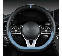 GPKFOLQM Funda Volante Coche, para Audi A3 8P 8L 8V S3 RS3 Q3 S Linie 2014-2023 Protectora Volante Antideslizante Transpirable Funda Volante Accesorios De Estilo De Coche,H-D