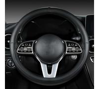GPKFOLQM Funda Volante Coche, para Audi A3 8P 8L 8V S3 RS3 Q3 S Linie 2014-2023 Protectora Volante Antideslizante Transpirable Funda Volante Accesorios De Estilo De Coche,A-O