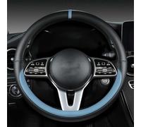 GPKFOLQM Funda Volante Coche, para Audi A3 8P 8L 8V S3 RS3 Q3 S Linie 2014-2023 Protectora Volante Antideslizante Transpirable Funda Volante Accesorios De Estilo De Coche,H-O