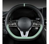 GPKFOLQM Funda Volante Coche, para Audi A3 8P 8L 8V S3 RS3 Q3 S Linie 2014-2023 Protectora Volante Antideslizante Transpirable Funda Volante Accesorios De Estilo De Coche,F-D