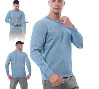 GplHAIN Ropa De Trabajo Protectora De Nivel 5 contra Cortes Y PUñaladas para Seguridad Personal. Camiseta De Cuello Redondo De Punto Hppe Nivel 5, Resistente Al Desgaste Y a Los Cortes Blue-XL