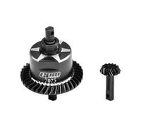 GPM 4140 Carbon Steel + 7075 Alloy Front Complete Differential For Traxxas 1:10 Slash 4X4 / Rustler VXL/Slash Low-CG/Hoss 3S / 1:8 Jato 4X4 VXL / 1:7 XO-01 Upgrade Parts - Black