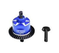 GPM 4140 Carbon Steel + 7075 Alloy Front Complete Differential For Traxxas 1:10 Slash 4X4 / Rustler VXL/Slash Low-CG/Hoss 3S / 1:8 Jato 4X4 VXL / 1:7 XO-01 Upgrade Parts - Blue