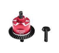 GPM 4140 Carbon Steel + 7075 Alloy Front Complete Differential For Traxxas 1:10 Slash 4X4 / Rustler VXL/Slash Low-CG/Hoss 3S / 1:8 Jato 4X4 VXL / 1:7 XO-01 Upgrade Parts - Red