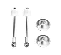 GPM 4140 Carbon Steel + Aluminium 6061-T6 Front Shock Absorber Shaft Core Kit For Arrma 1:5 Kraton 8S 4X4 / Kraton 8S EXB Brushless Speed Truck Upgrades - Silver