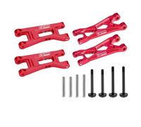 GPM 7075 Alloy Front & Rear Lower Arms Aluminium Upgrade Combo For LOSI 1/24 Micro-B 2WD Buggy RTR-LOS00007 - Red