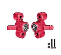 GPM Aluminio 6061-T6 Alloy Front Steering Knuckles (rodamientos largos) para Arrma 1/5 Kraton 8S EXB Outcast 8S EXB - Rojo