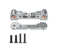 GPM Aluminio 7075-T6 Alloy Front Lower Suspension Mount for Arrma 1/8 Kraton 6S V5 V6 Outcast Talion Notorious Typhon 1/7 Infraction 6S V2 Limitless 8S V2 Mojave Fireteam Felony Big Rock - Plata