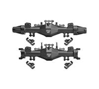 GPM Aluminio 7075-T6 Alloy Quick Release Front & Rear Axle Housing Set for Losi 1:8 LMT 2.0/1:10 TLR Tuned LMT Monster Truck Upgrades - Negro