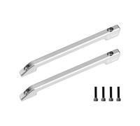 GPM Aluminio 7075-T6 Alloy Roof Skid Rail for Vanquish 1:10 H10 Optic Kit/Yokohama RTR/Sparco RTR Rock Crawler Upgrades - Plata