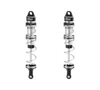 GPM Aluminium 6061-T6 Alloy Front Double Section Spring Shock 125mm For LOSI 1/6 8IGHT-X Super Lasernut 4WD Brushless Buggy RTR-LOS04019 Upgrades - Silver
