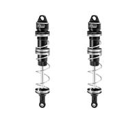 GPM Aluminium 6061-T6 Alloy Front Double Section Spring Shock 125mm For LOSI 1/6 8IGHT-X Super Lasernut 4WD Brushless Buggy RTR-LOS04019 Upgrades - Black