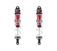 GPM Aluminium 6061-T6 Alloy Front Double Section Spring Shock 125mm For LOSI 1/6 8IGHT-X Super Lasernut 4WD Brushless Buggy RTR-LOS04019 Upgrades - Red