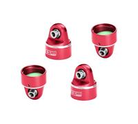 GPM Aluminium 7075 Alloy Damper Top Cap For Optional and Original Shock Absorbers For Traxxas 1/6 Funco Pro Scale 2WD Sand Car 8S-109076-4 Upgrades - Red