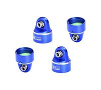 GPM Aluminium 7075 Alloy Damper Top Cap For Optional and Original Shock Absorbers For Traxxas 1/6 Funco Pro Scale 2WD Sand Car 8S-109076-4 Upgrades - Blue
