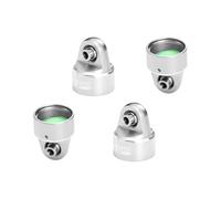GPM Aluminium 7075 Alloy Damper Top Cap For Optional and Original Shock Absorbers For Traxxas 1/6 Funco Pro Scale 2WD Sand Car 8S-109076-4 Upgrades - Silver