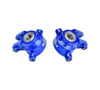 GPM Aluminium 7075 Alloy Front Steering Blocks with Oversize Bearing For Traxxas 1:8 JATO 4X4 VXL / 1:10 Bigfoot/Ford F-150 Raptor/RUSTLER/Slash/Stampede/Ford Fiesta ST Rally - Blue
