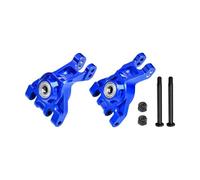 GPM Aluminium 7075 Alloy Rear Stub Axle Carriers with Oversize Bearing For Traxxas 1:8 JATO 4X4 VXL / 1:10 Bigfoot/Ford F-150 Raptor/RUSTLER/Slash/Stampede/Ford Fiesta ST Rally - Blue