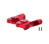GPM Aluminium 7075 Alloy Rear Wing Mount For LOSI 1:24 Micro-B 2WD Buggy RTR-LOS00007 / 1:28 Micro-T 2S 2WD RTR Stadium Truck-LOS-1392 Upgrades - Red