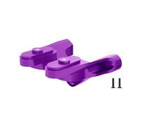 GPM Aluminium 7075 Alloy Rear Wing Mount For LOSI 1:24 Micro-B 2WD Buggy RTR-LOS00007 / 1:28 Micro-T 2S 2WD RTR Stadium Truck-LOS-1392 Upgrades - Purple