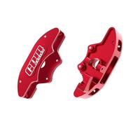 GPM Aluminium 7075-T6 Alloy Front Brake Calipers (Left & Right) For Traxxas 1/6 Funco Pro Scale 2WD Sand Car 8S-109076-4 Upgrades - Red