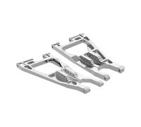 GPM Aluminium 7075-T6 Alloy Front Lower Suspension Arms For Traxxas 1/6 Funco Pro Scale 2WD Sand Car 8S-109076-4 Upgrades - Silver