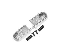 GPM Aluminium 7075-T6 Motorcycle Foot Pegs Set For LOSI 1:4 Promoto-MX Motorcycle Dirt Bike RTR LOS06000 LOS06002 Upgrades - Silver