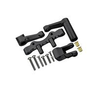 GPM Aluminium Steering Assembly For LOSI 1:6 4WD Super Baja Rey LOS05013 / Super Baja Rey 2.0 LOS05021 Upgrades - Black