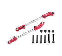 GPM Aluminum 7075-T6 + Stainless Steel Adjustable Front Steering Tie Rod For Arrma 1:8 Kraton 6S EXB V2 V6 / Notorious V5 V6 / Outcast/Talion / 1:7 Big Rock 6S Upgrades - Red