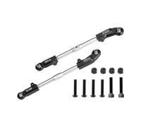 GPM Aluminum 7075-T6 + Stainless Steel Adjustable Front Steering Tie Rod For Arrma 1:8 Kraton 6S EXB V2 V6 / Notorious V5 V6 / Outcast/Talion / 1:7 Big Rock 6S Upgrades - Black