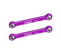 GPM Arrma 1/18 Granite GROM MEGA 380 Brushed 4X4 Monster Truck ARA2102 - Piezas de actualización de aluminio frontal para Arrma 1/18, color morado