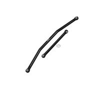 GPM Axial 1/10 RBX10 Ryft 4WD Rock Bouncer AXI03005 Upgrade Parts Aluminium Front Steering Tie Rods - 2Pc Set Black