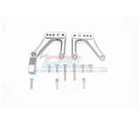 GPM Element Enduro Sendero Trail Truck Upgrade Parts Aluminum Front Shock Mount - 2Pc Set Gray Silver