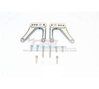 GPM Element Enduro Sendero Trail Truck Upgrade Parts Aluminum Rear Shock Mount - 2Pc Set Gray Silver