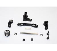 GPM HPI Savage XS Flux Upgrade Parts Aluminium Steering Assembly with Bearing - 1 Set Black