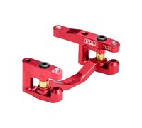 GPM Juego de dirección de aleación de aluminio 7075-T6 para Arrma/16 QUAKE GORGON MOJAVE GROM 1/18 GRANITE 1/14 TYPHON GROM 1/12 LOSI NASCAR - Rojo