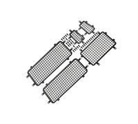 GPM Metal Stereoscopic Side + Rear Window Net For Traxxas 1:18 TRX4M Land Rover Defender 97054-1 Upgrades - Black