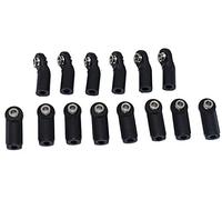 GPM Plastic Ball Ends For Optional Suspension Links Item# TRX4160 For Traxxas 1/10 TRX-4 Defender 82056-4, Tactical Unit #82066-4 14Pc Set Black