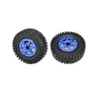 GPM Tire de aleación de 1,9 pulgadas con ruedas de latón de 100 g para AXIAL 1/10 SCX10 III Jeep CJ-7 SCX10 II Jeep Cherokee TRX4 Defender Gmade Komodo Gmade Sawback VATERRA K5 Blazer Ascender - Azul