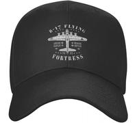 GPMZZMIX Gorra de béisbol Hiphop Spitfire B-17 Flying Fortress Gorra de béisbol Ajustable Avión de Combate Piloto Sombrero para papá Gorras de histéresis de otoño Sombreros para el Sol Regalo