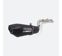 GPR Exhaust System Escape Silenciador Homologado GPE EVO Black Titanium Compatible Con BMW C 650 GT 2012/16