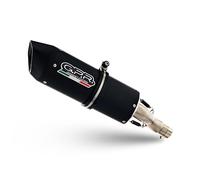 GPR Italia H.111.FUNE, Escape homologado con tubo de conexión para CBF 600 - N 2004/06, Furore negro