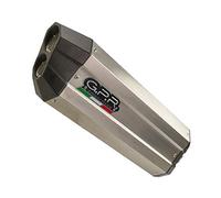 GPR Italia Tubo de escape homologado con conexión GPR Crf 1000 L Africa Twin 2018/19 e4 Sonic Inox E4.H.226.SOIN