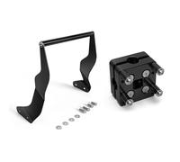 GPS Antivibración Soporte Barra Soporte De Navegación Motocicleta para CRF1100L Africa Twin Adventure Sports 2020-2025 con Estabilizador Y Clip para Smartphone(Negro 3)