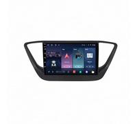 GPS Camiones Profesional para Hyundai Solaris 2 Verna 2017-2020 Navegador GPS con Pantalla Táctil Traffic, Mapas del Mundo, Avisos de Restricciones, 4 Nuclear 2G+32G
