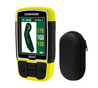 GPS CANMORE HG200 Plus para Golf y Estuche - Color fácil de Leer precargado 41.000 mapas de Campos en Todo el Mundo, Forma del Green y la Calle - Resistente al Agua